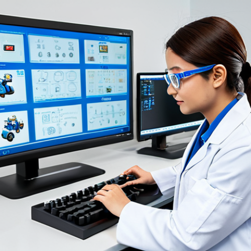 **

"A professional female engineer in a clean, modern robotics lab, fully clothed in appropriate attire, working on a Robocar Poli toy robot.  She wears safety glasses and a lab coat.  The lab includes workbenches, tools, and computer screens displaying schematics.  Safe for work, appropriate content, perfect anatomy, correct proportions, well-formed hands, professional, family-friendly, modest clothing, high quality, natural pose."

**